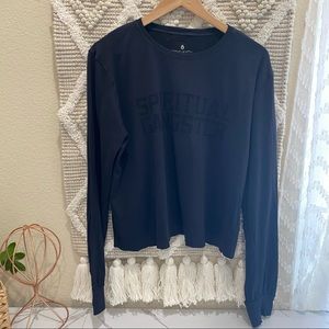 Spiritual Gangsta oversized workout top size M/L